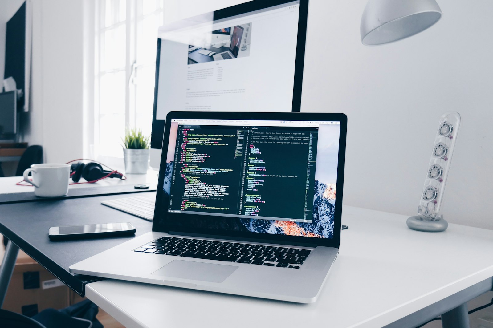 Video editing on a laptop